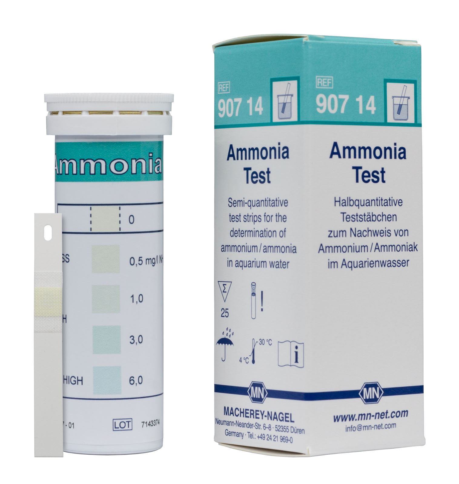 Ammonia Test Strips