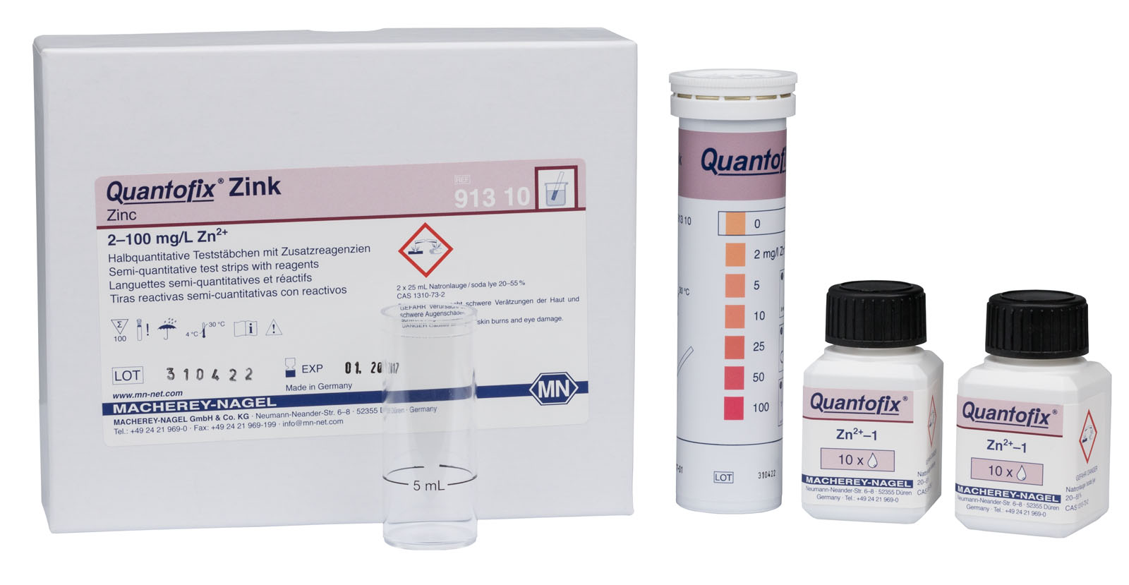 QUANTOFIX® Zinc Test Strips