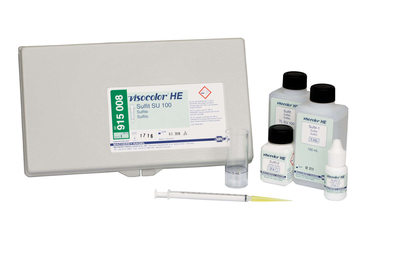 VISOCOLOR® HE Sulphite Test Kit