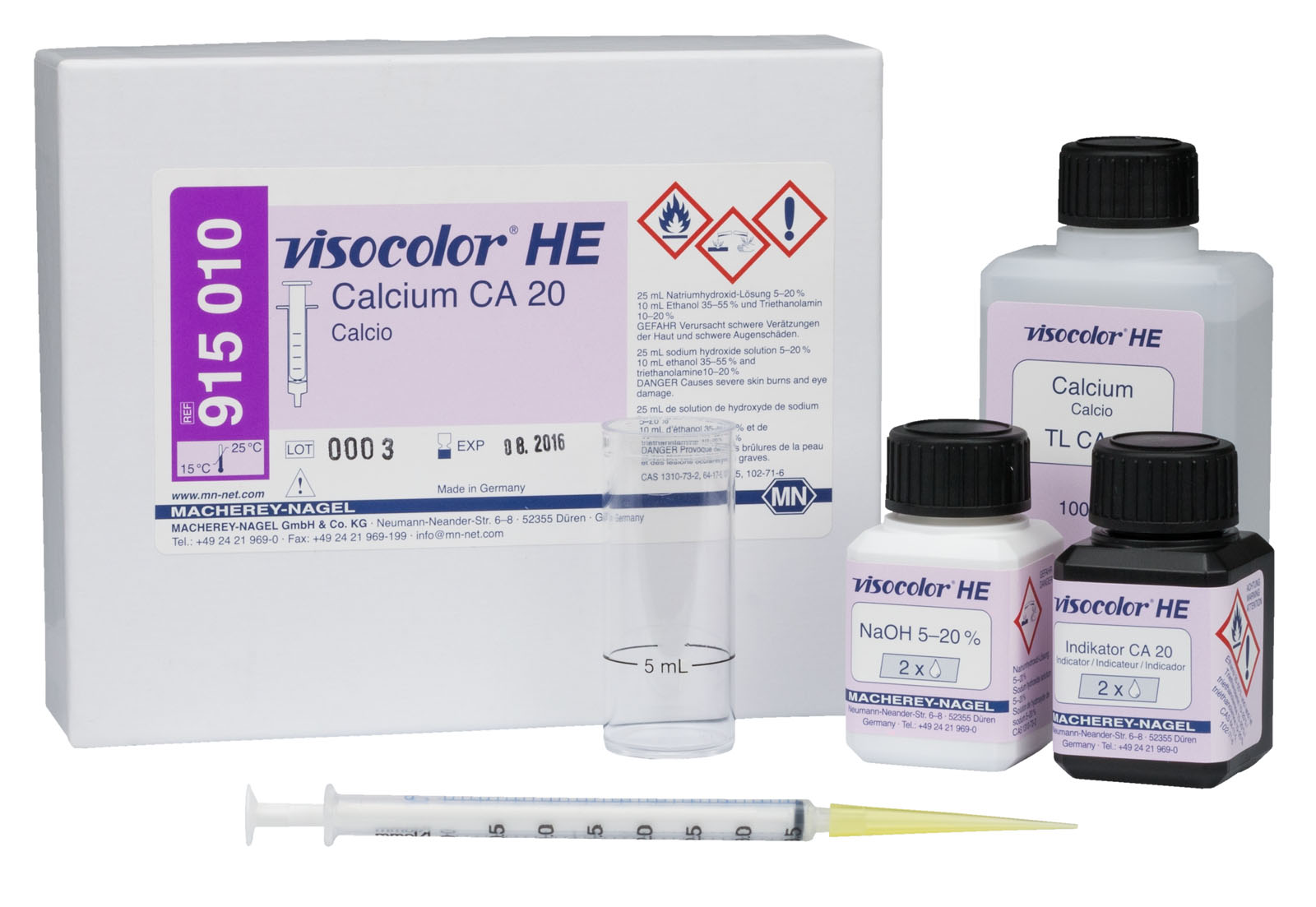 VISOCOLOR® HE Calcium Test Kit