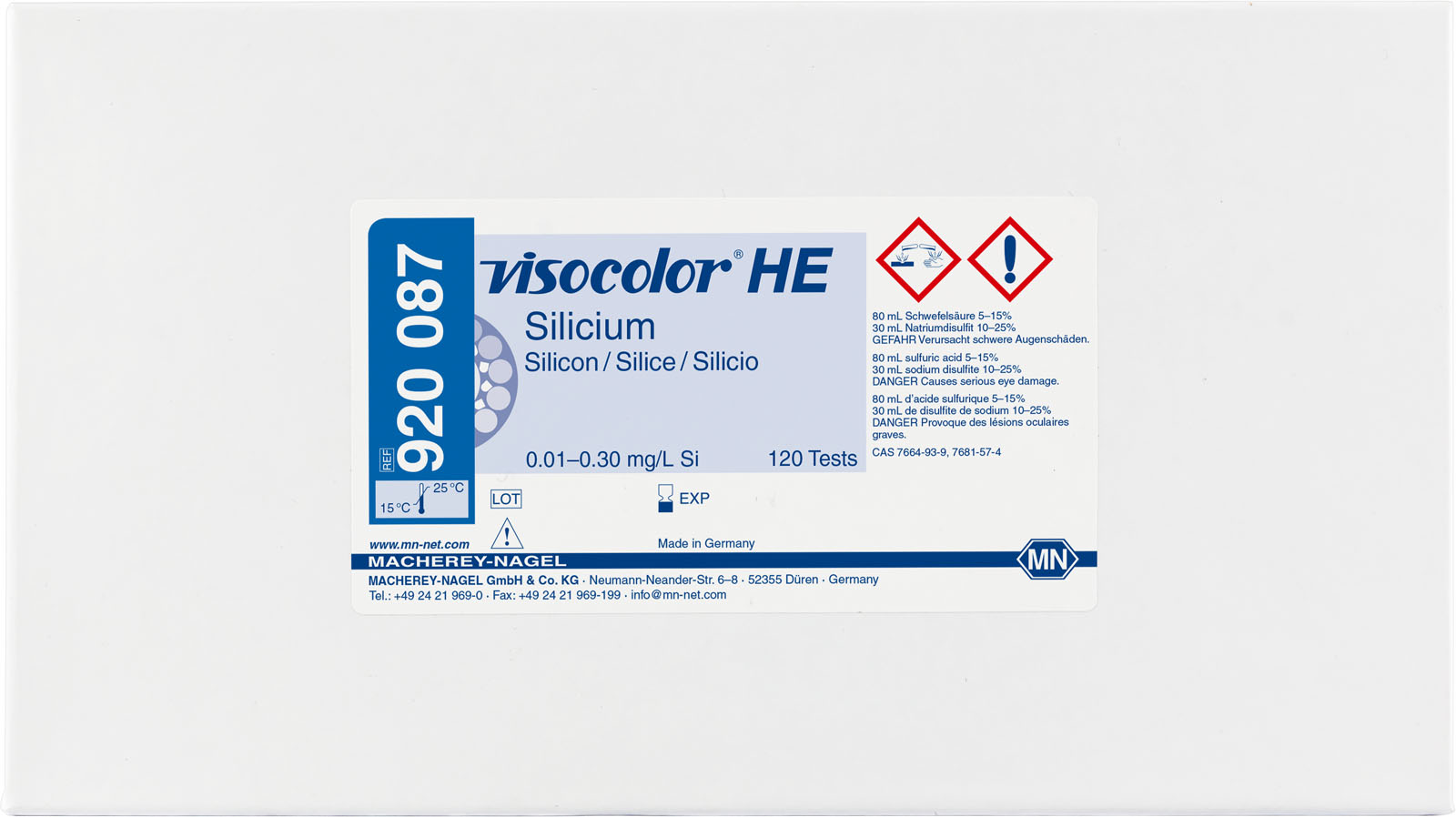 VISOCOLOR® HE Silica Test Kit