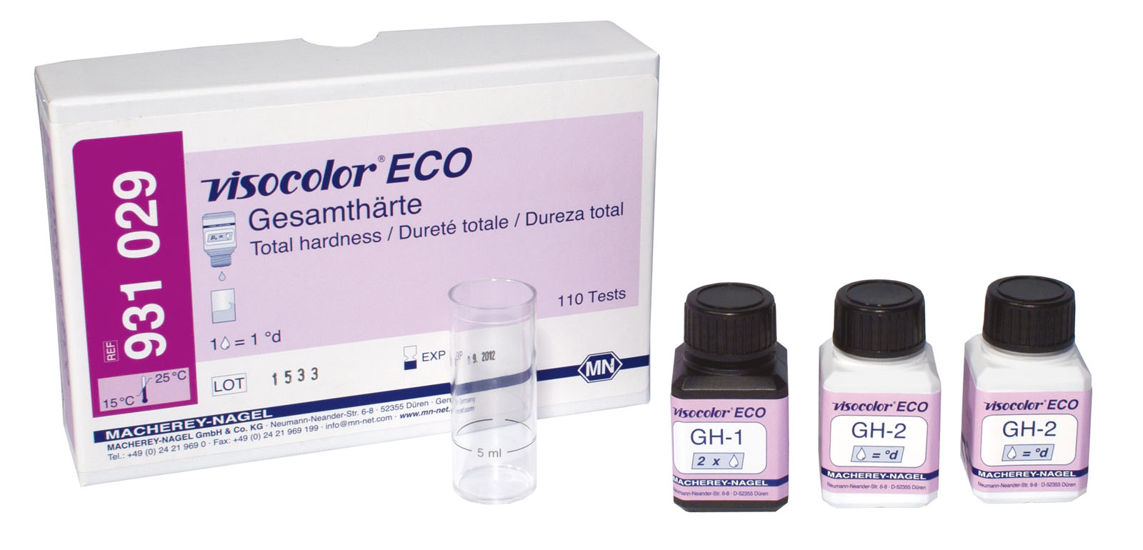 VISOCOLOR® ECO Total Hardness Test Kit