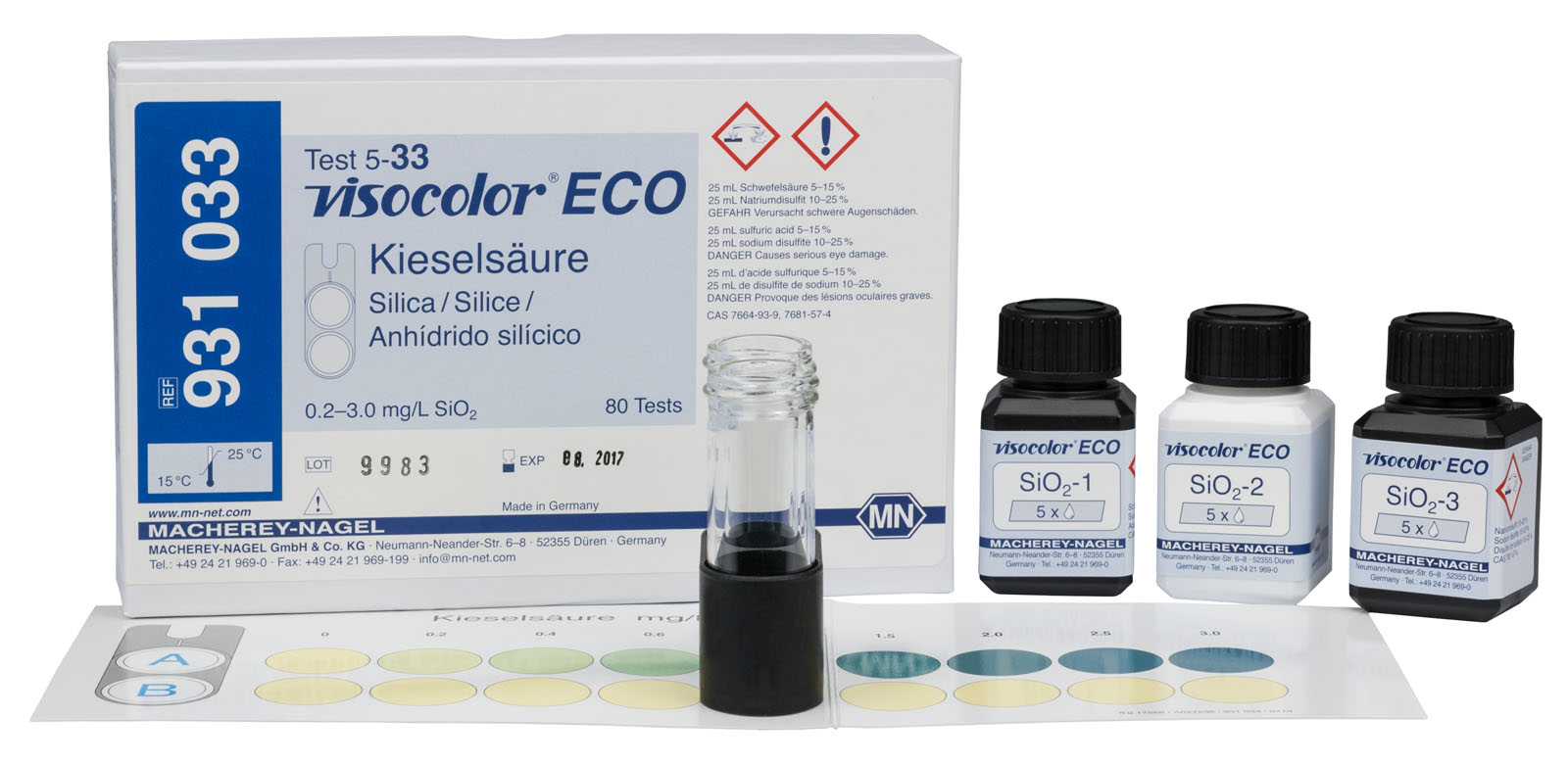 VISOCOLOR® ECO Silica Test Kit