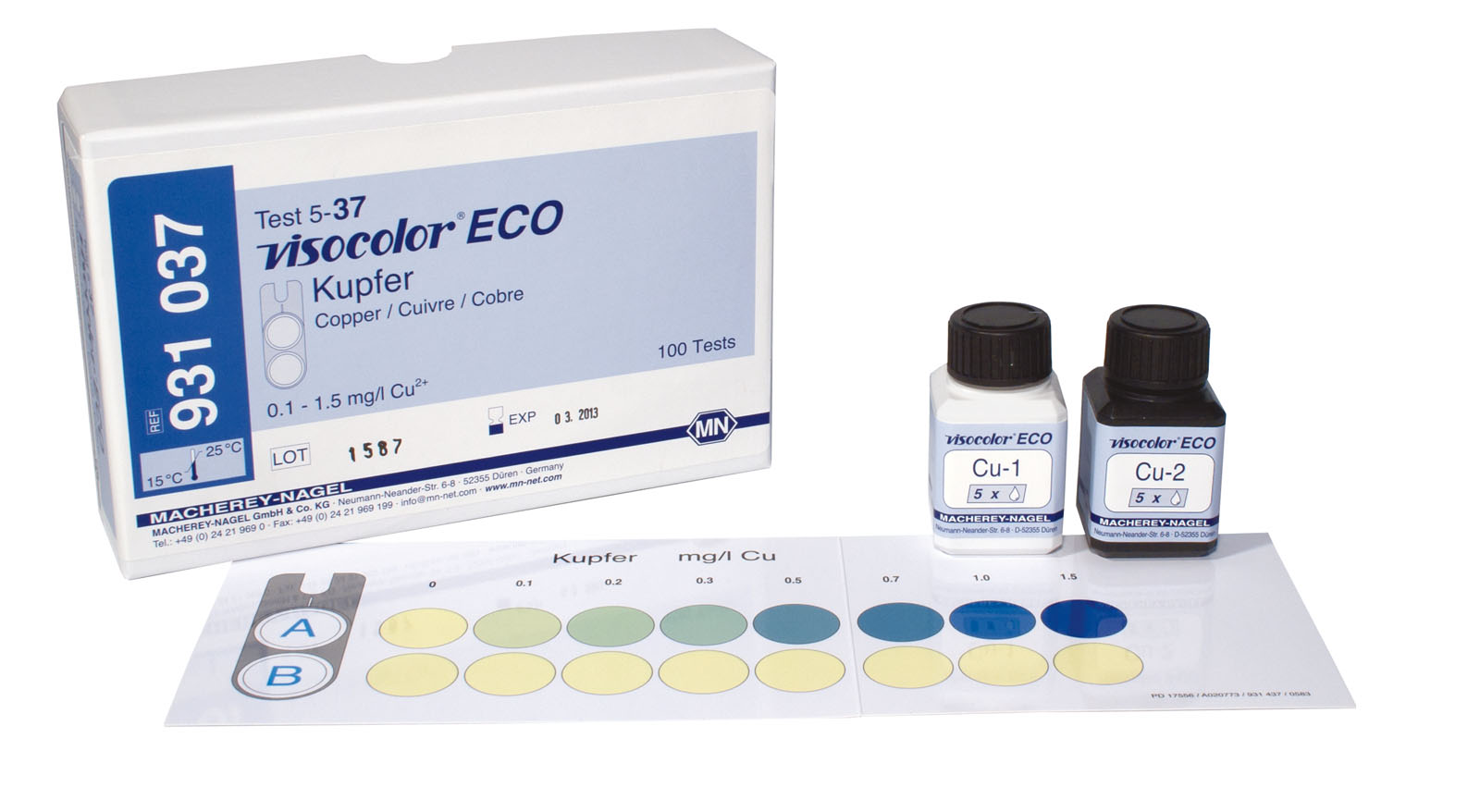 VISOCOLOR® ECO Copper Test Kit