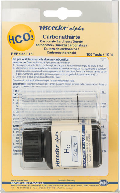 VISOCOLOR® alpha Carbonate Hardness Test Kit