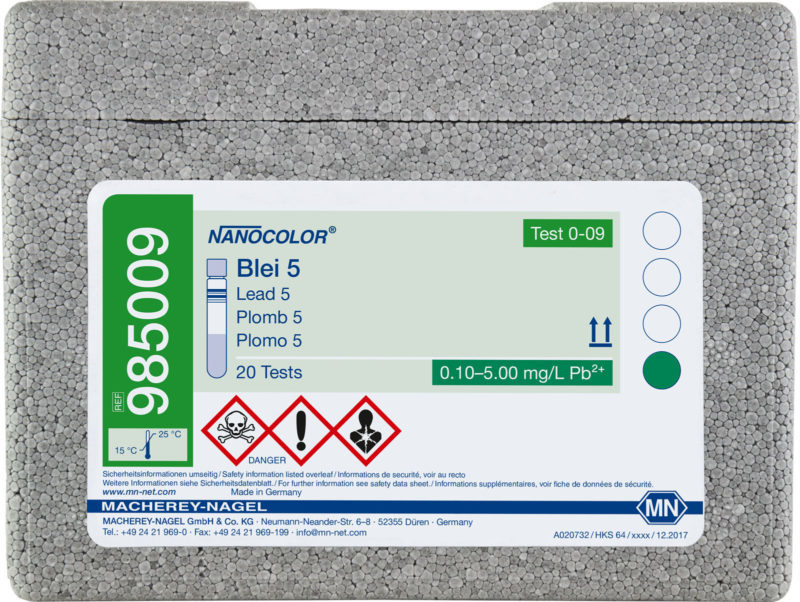 NANOCOLOR® Lead Tube Test