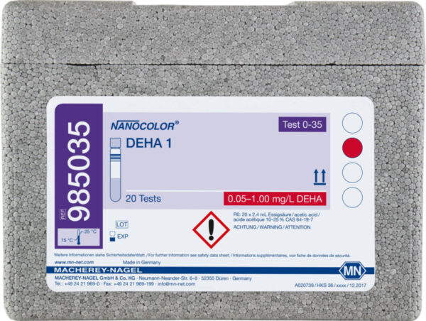 NANOCOLOR® DEHA Tube Test