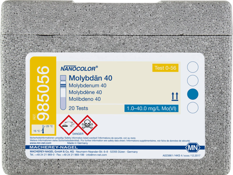 NANOCOLOR® Molybdenum Tube Test