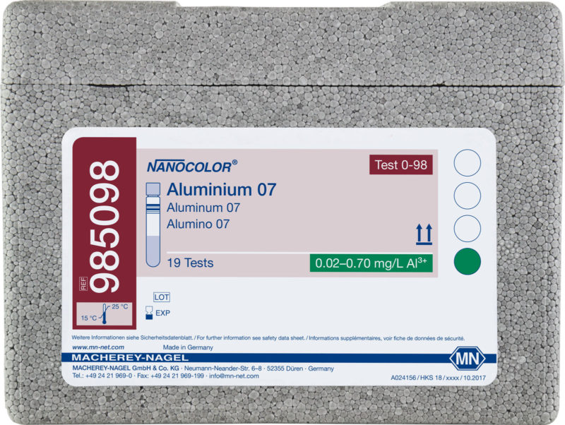 NANOCOLOR® Aluminium Tube Test